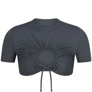 Skims Swim Ruched t-shirt top